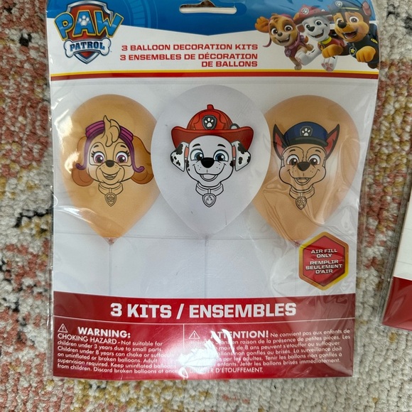 New Paw Patrol Birthday Decorating Kit Balloons nickelodean - Picture 9 of 10